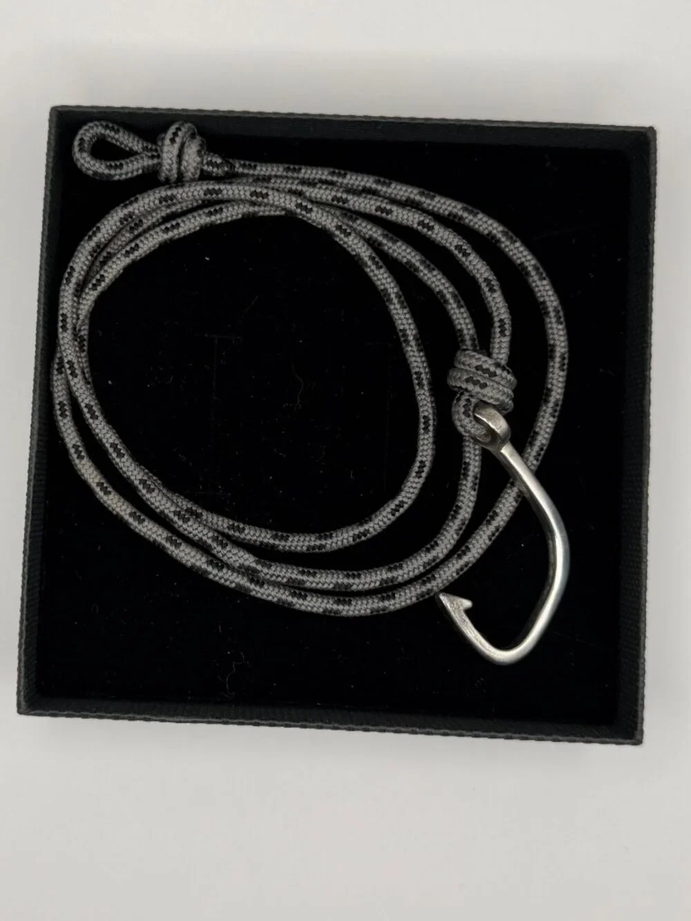 Miansai Hook Bracelet Concrete colored cord